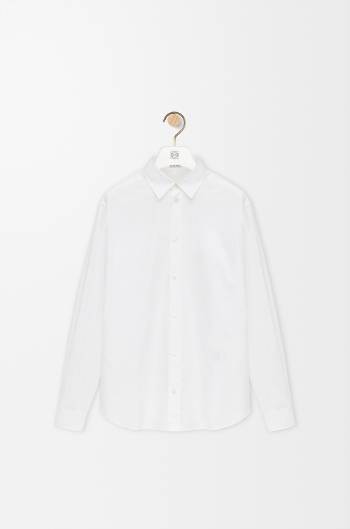 LOEWE Camisa en algodón Blanco