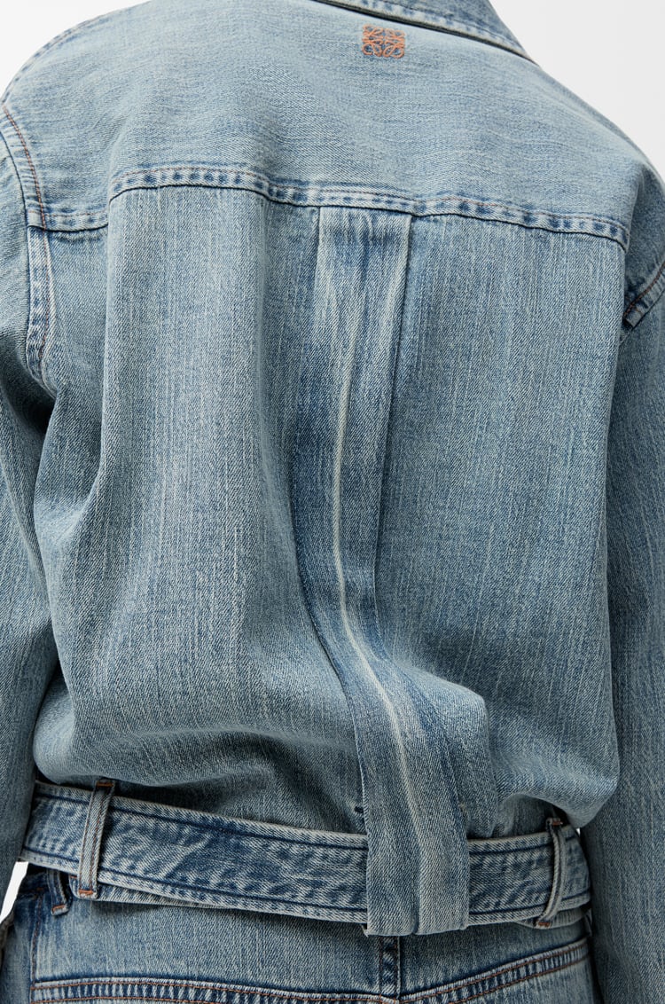 LOEWE ドレープ シャツ（デニム） ウォッシュドデニム