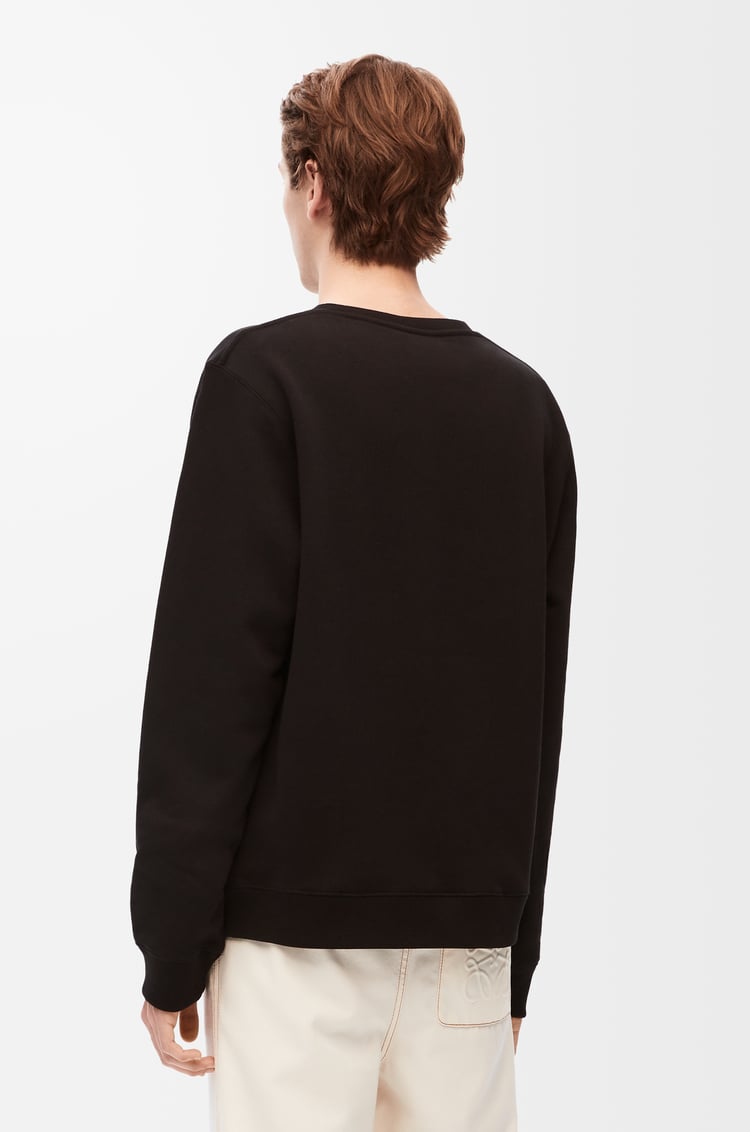 LOEWE LOEWE Anagram regular fit sweatshirt in cotton Black