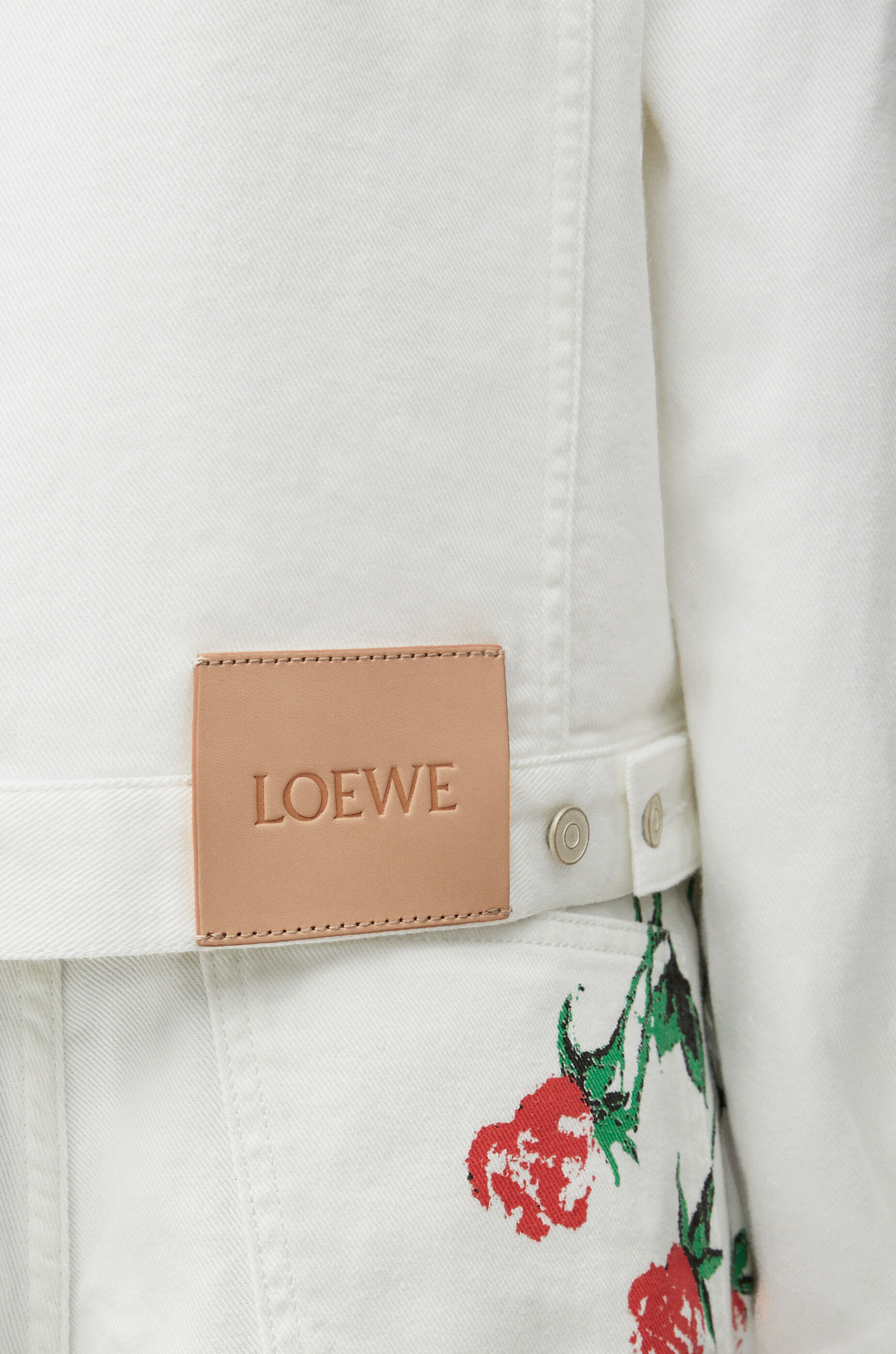 Jacket in denim White - LOEWE