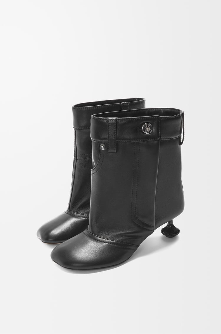 LOEWE トイ アンクル ブーティ（ラム） ブラック