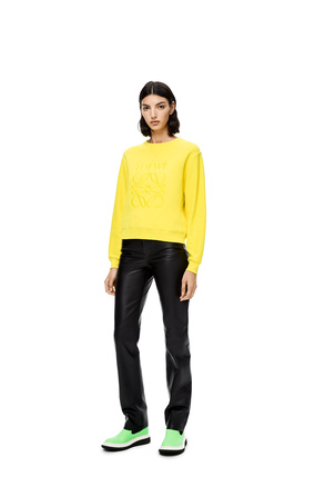 LOEWE LOEWE Anagram embroidered sweatshirt in cotton Yellow plp_rd