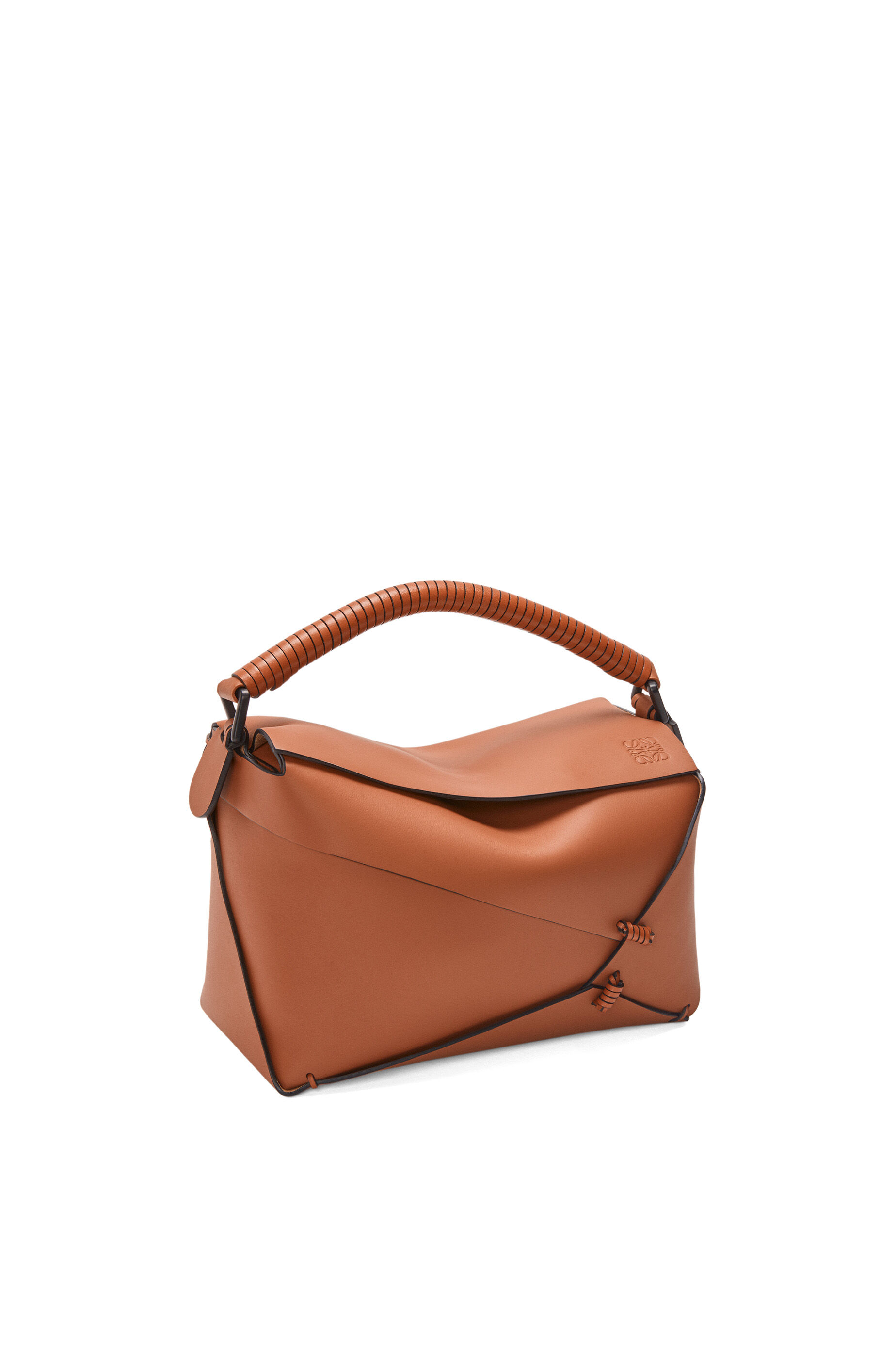 パズルバッグ スモール（カーフ） タン - LOEWE