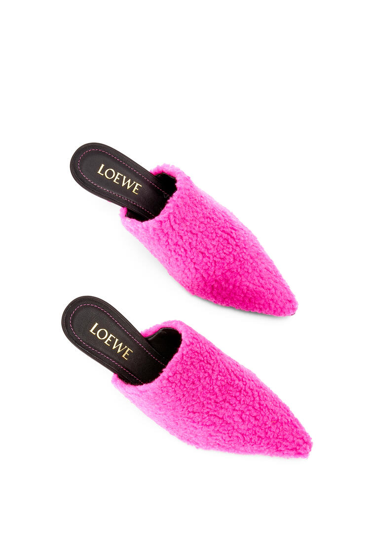LOEWE 羊毛尖頭高跟鞋 50 Neon Pink pdp_rd