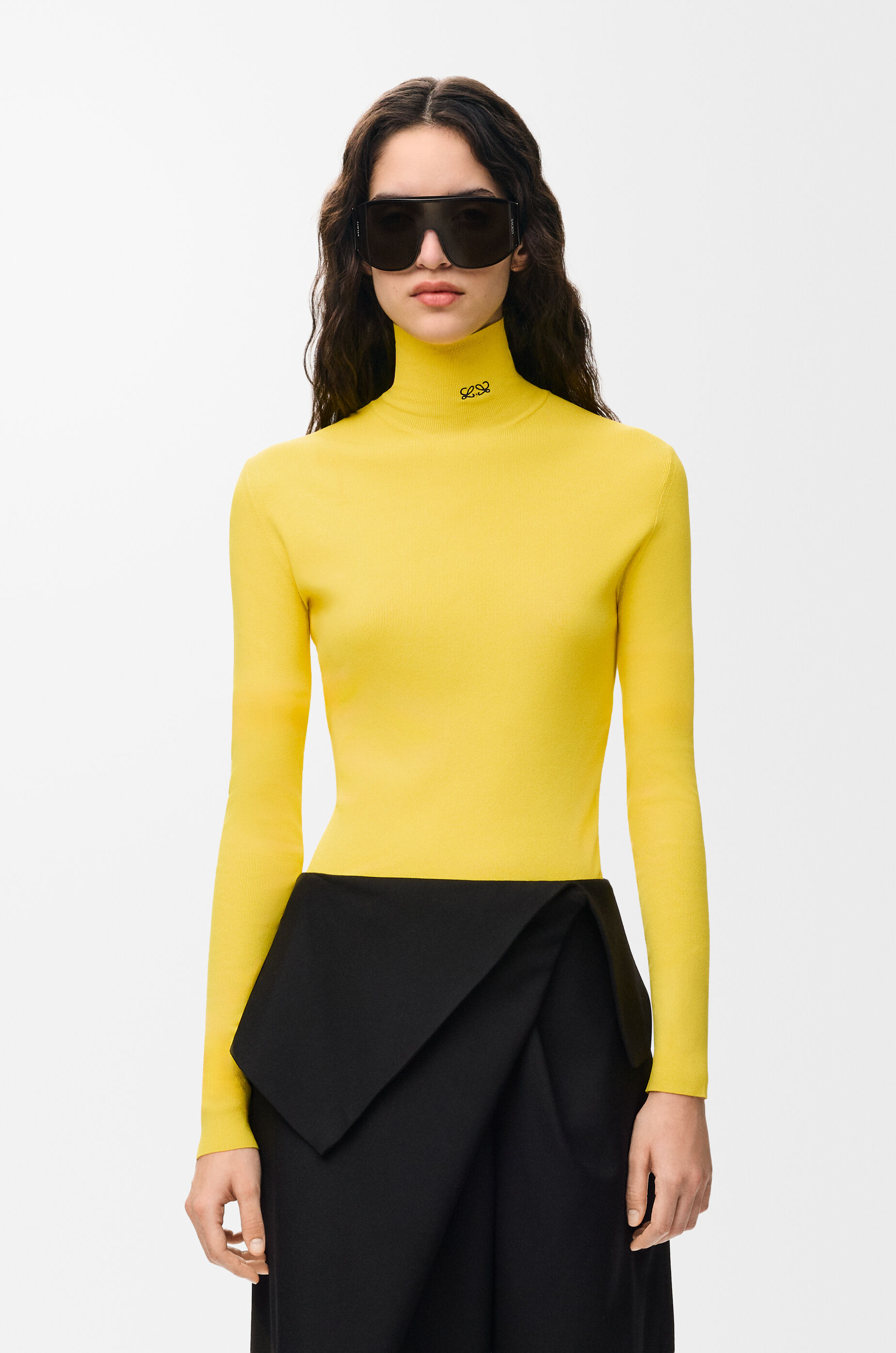 LOEWE Top in viscose blend Yellow
