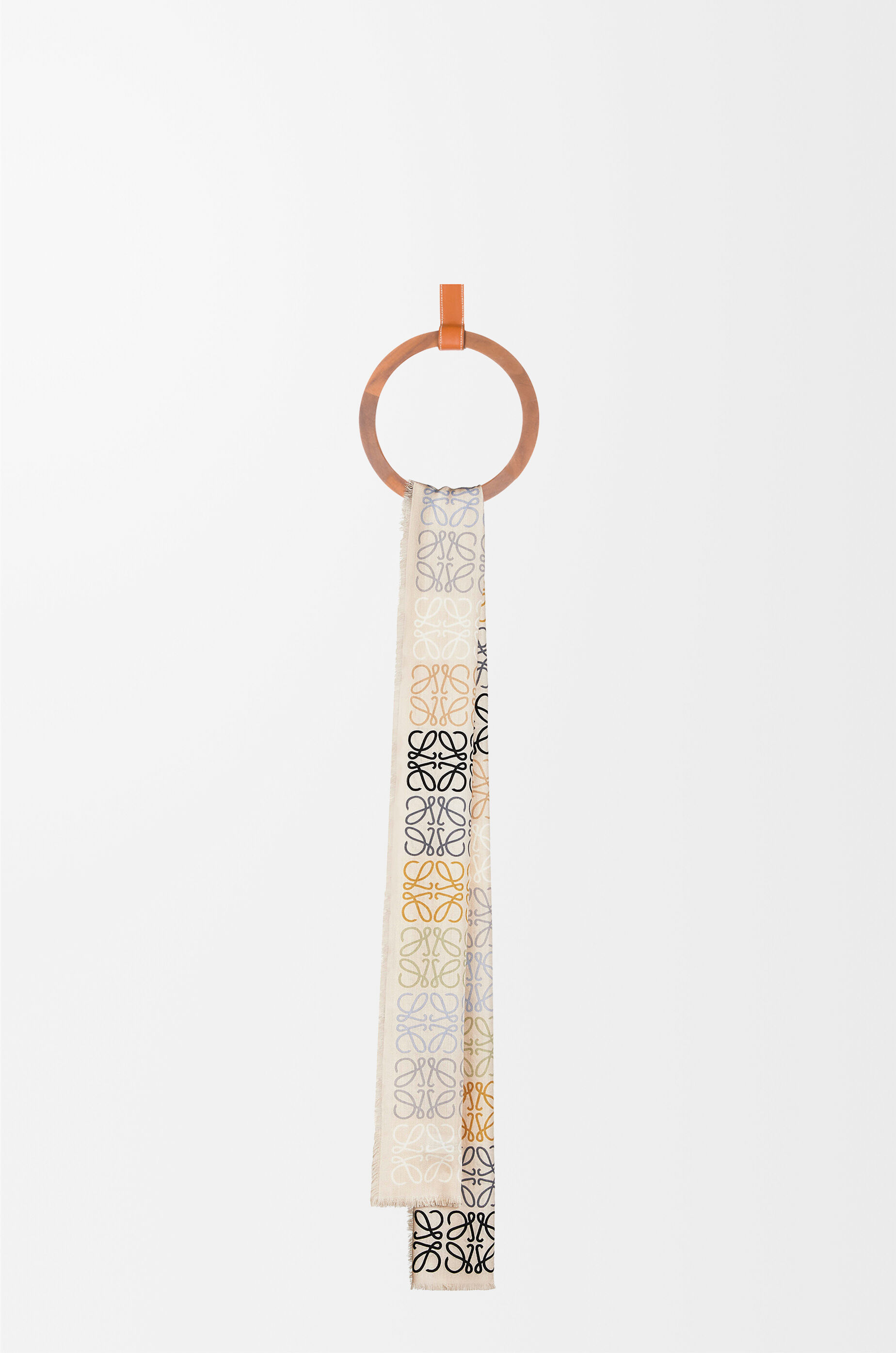 アナグラム ライン スカーフ（ウール/シルク/カシミヤ） マルチカラー