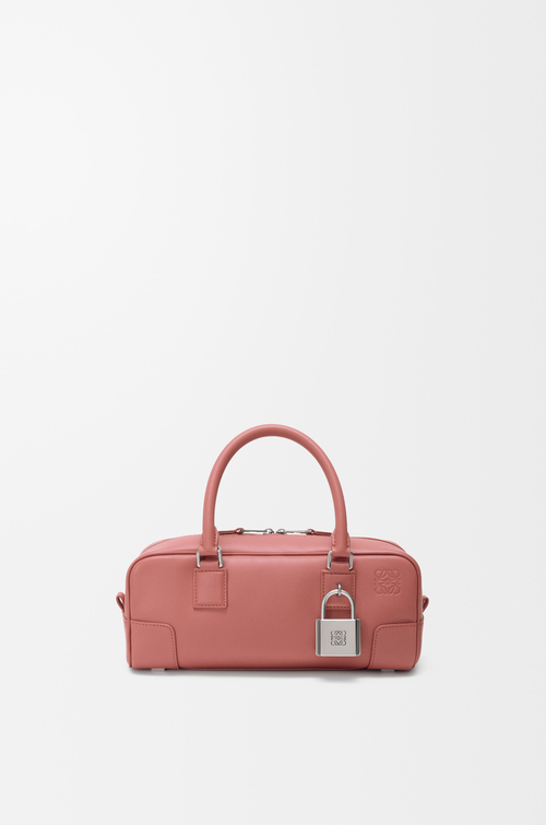 LOEWE 亮面牛皮革 Amazona 23 Cropped 手袋 胭脂色