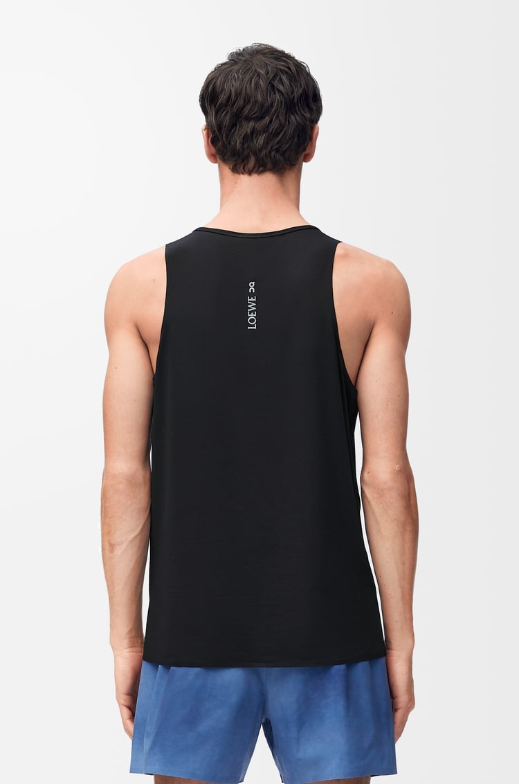 LOEWE Performance tank top in technical jersey Black