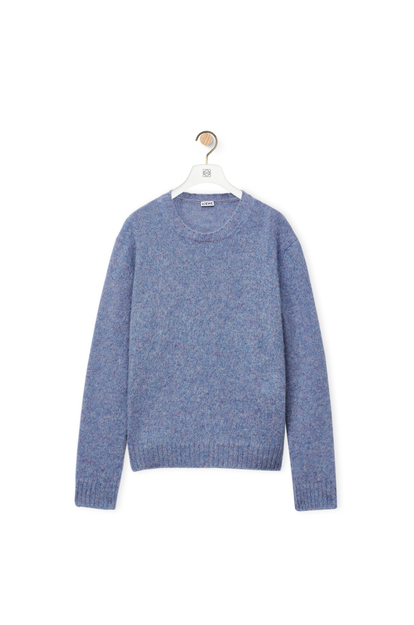 LOEWE Sweater in wool 粉紅色/藍色