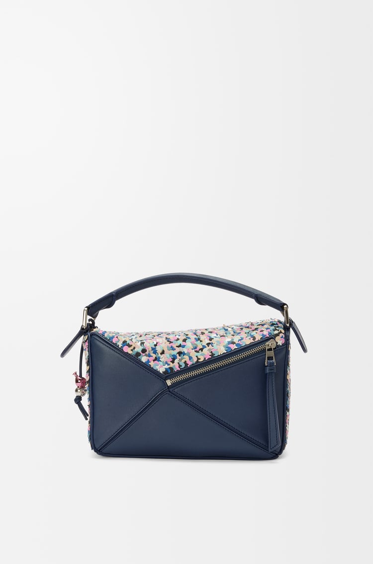 LOEWE Puzzle 10 Confetti bag in classic calfskin Multicolor