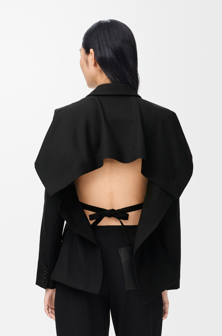 LOEWE Chaqueta en lana Negro