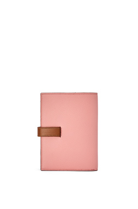 LOEWE Medium vertical wallet in soft grained calfskin Blossom/Tan plp_rd