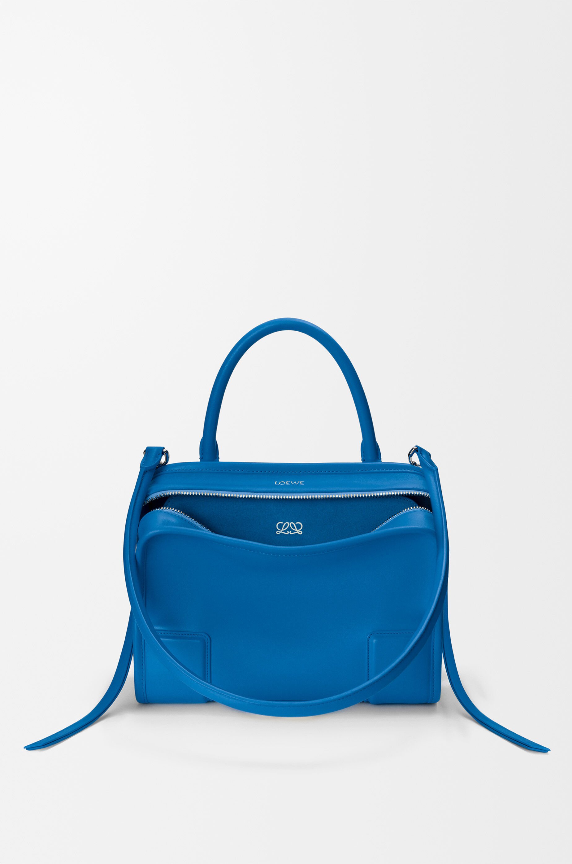 Small Amazona 180 bag in soft calfskin Blue - LOEWE USA Official