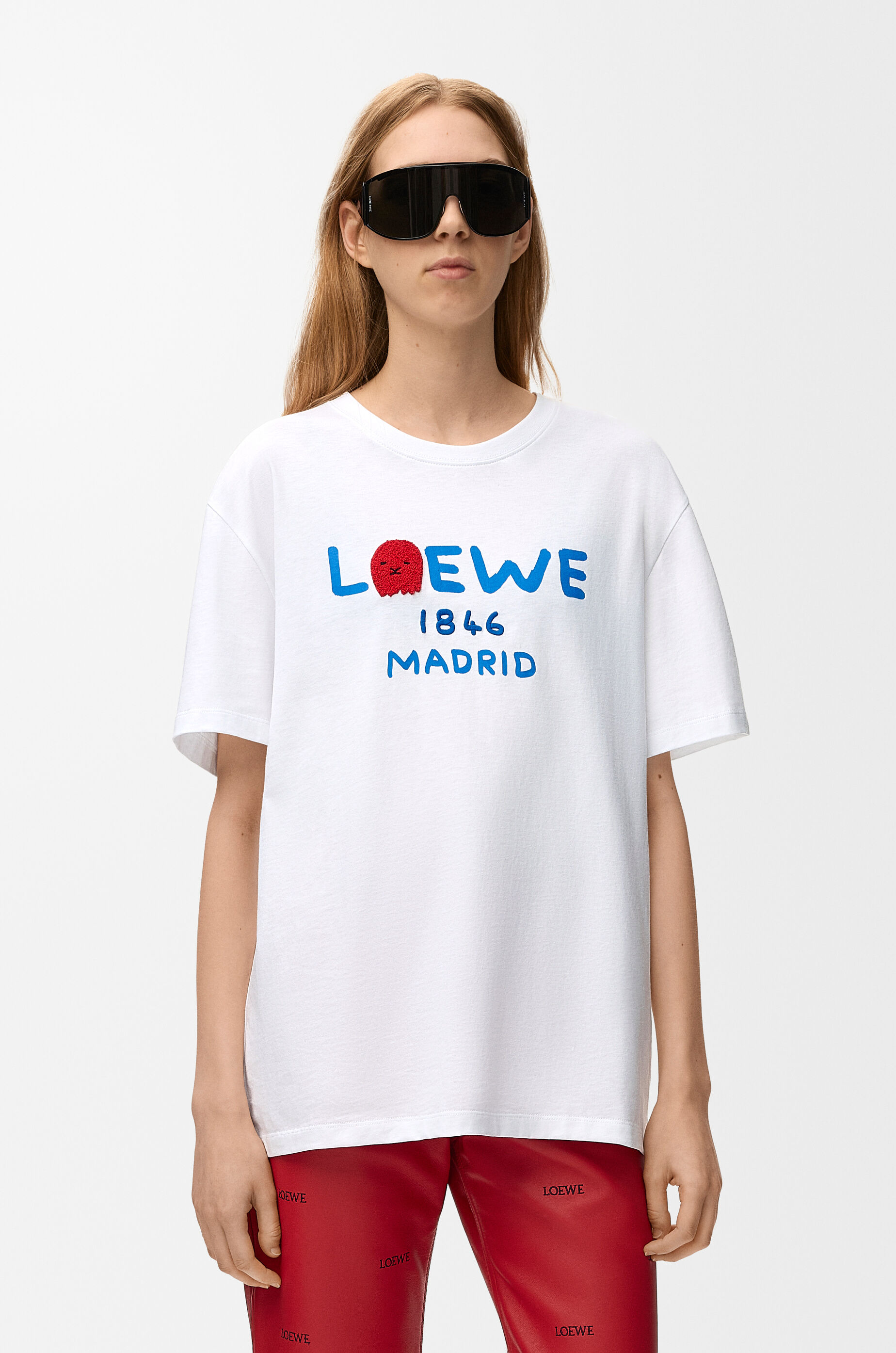 リラックスフィット Tシャツ（コットン） ホワイト - ロエベ 日本 公式