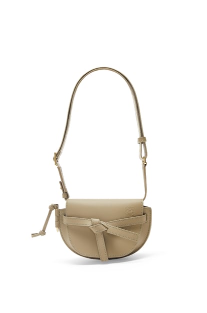 LOEWE Mini Gate Dual bag in soft calfskin and jacquard Clay Green plp_rd