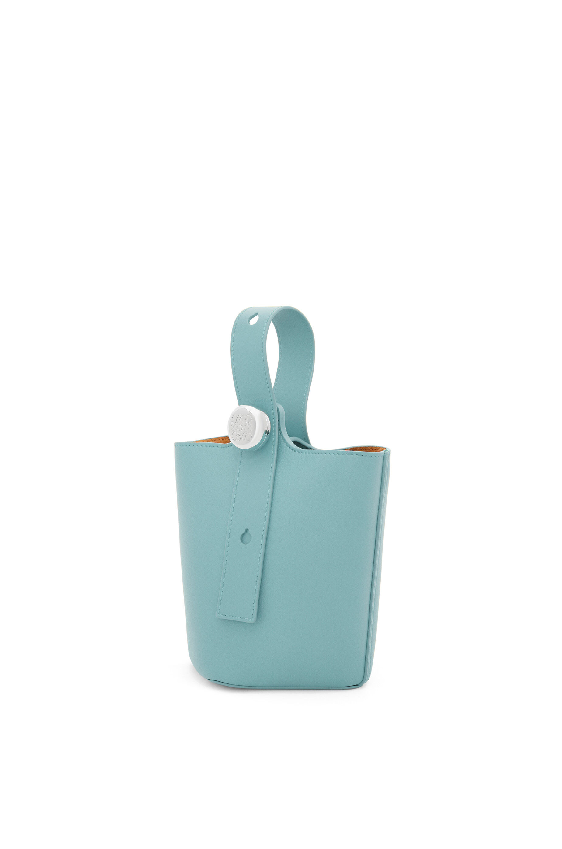 ペブル バケットバッグ ミニ（スムースカーフ） ウォーター - LOEWE