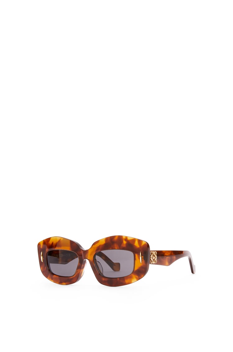 LOEWE Screen sunglasses in acetate Flamed Havana