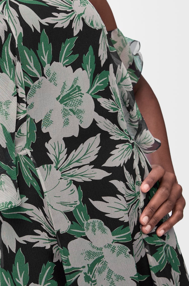 LOEWE Dress in silk Multicolor