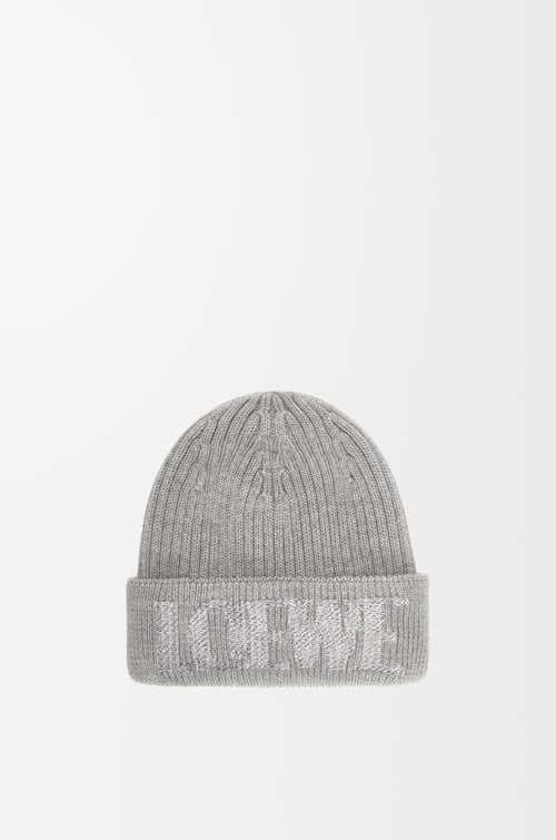 LOEWE Gorro LOEWE en lana Gris plp_rd