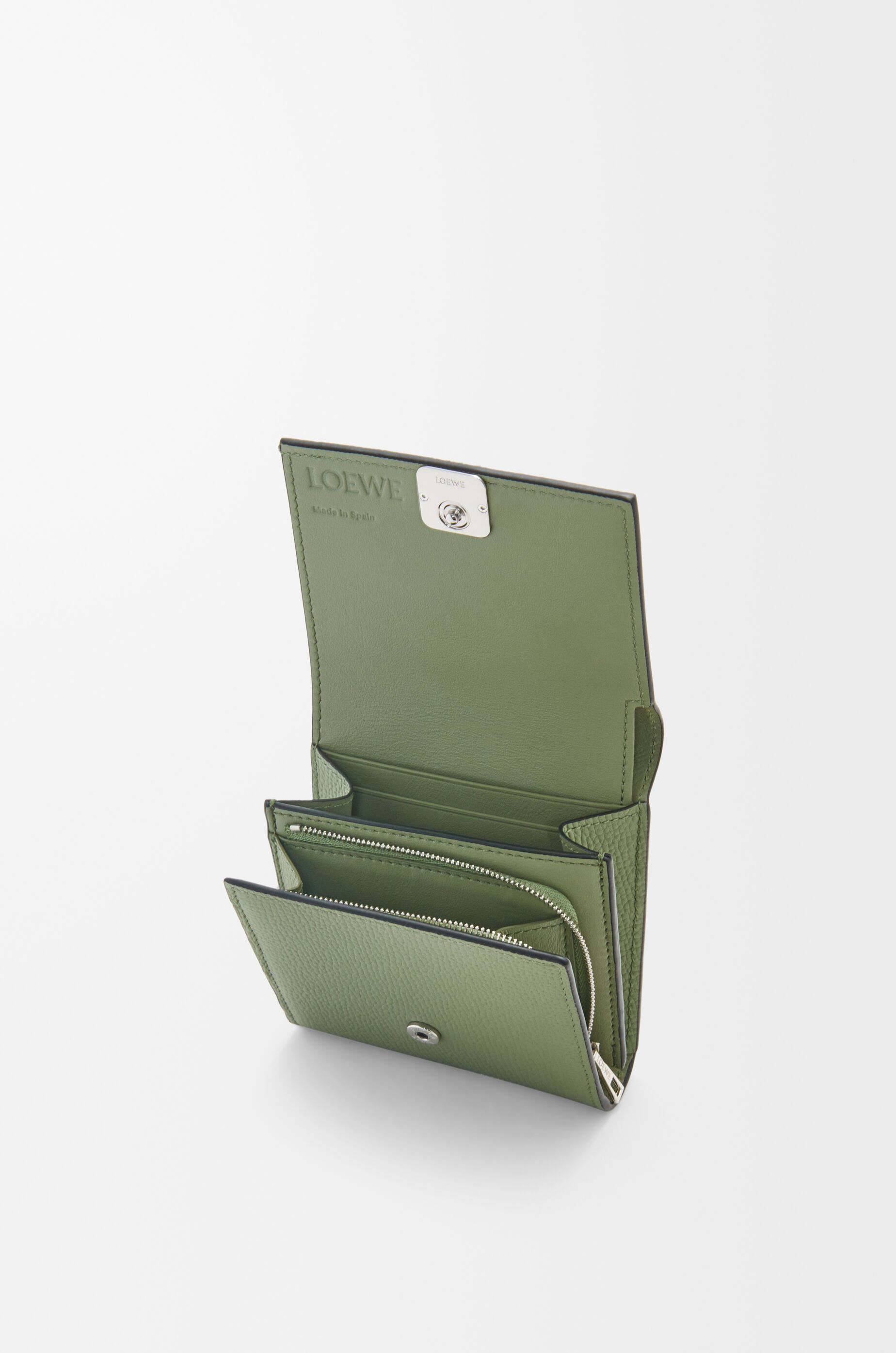 LOEWE - ロエベ 二つ折り 長財布 ピンク リネン アナグラム 財布