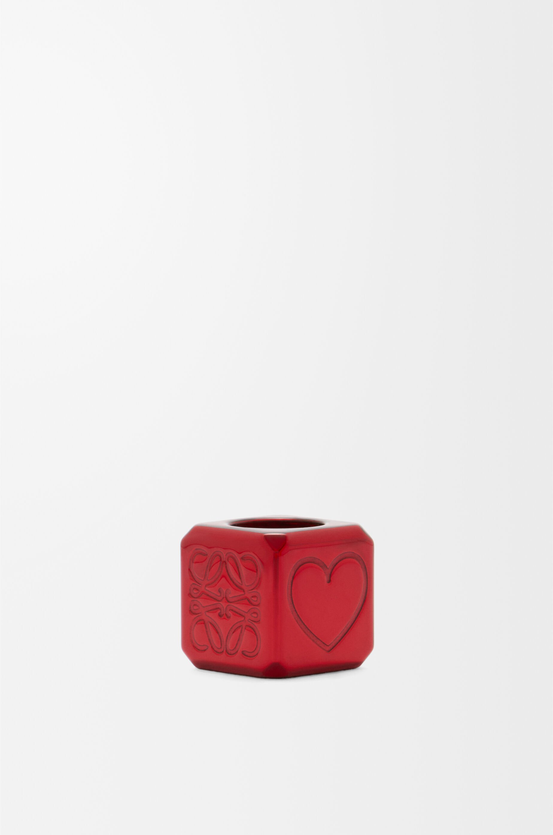 美品☆LOEWE ロエベ☆キューブ ダイスチャーム アナグラム アナグラム キューブ ダイス グリーン - LOEWE