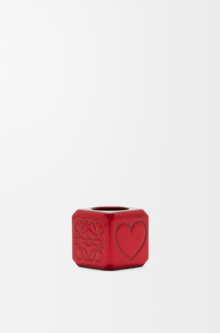 LOEWE Anagram 方塊骰子 紅色
