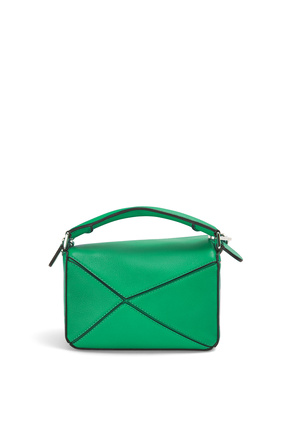 LOEWE Mini Puzzle bag in classic calfskin Jungle Green