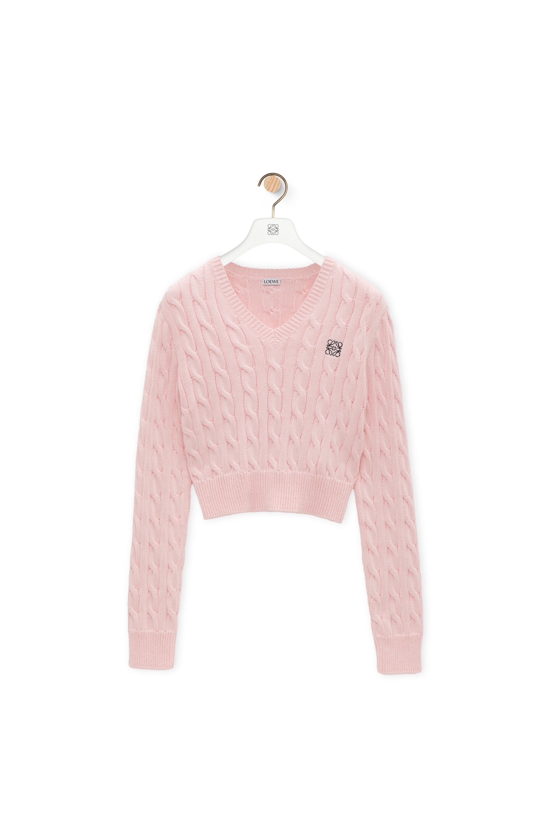 LOEWE Sweater In Cotton for Woman XS Baby Pink Coton