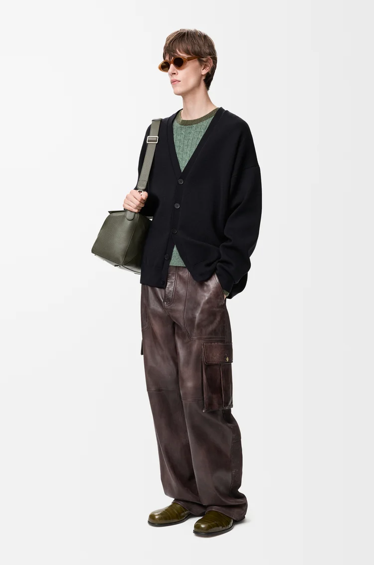 LOEWE Cardigan in wool blend Black