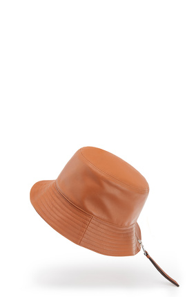 LOEWE Sombrero de pescador en piel napa Bronceado plp_rd
