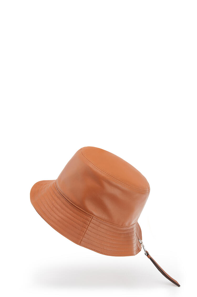 LOEWE Sombrero de pescador en piel napa Bronceado