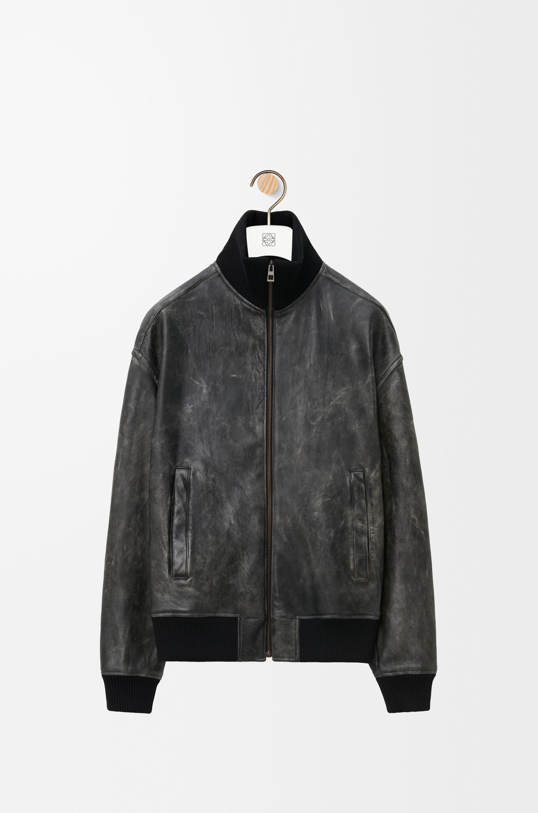(税込) ジップアップ ジャケット（ナパラム） LOEWE - ブラック ジャケット・アウター