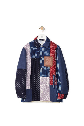 LOEWE Boro patchwork overshirt in cotton Multicolor plp_rd