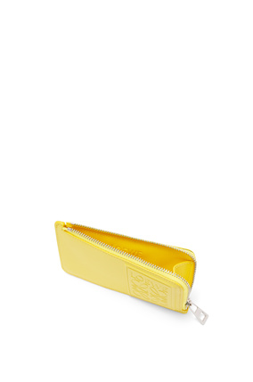 LOEWE Coin cardholder in satin calfskin Yellow
