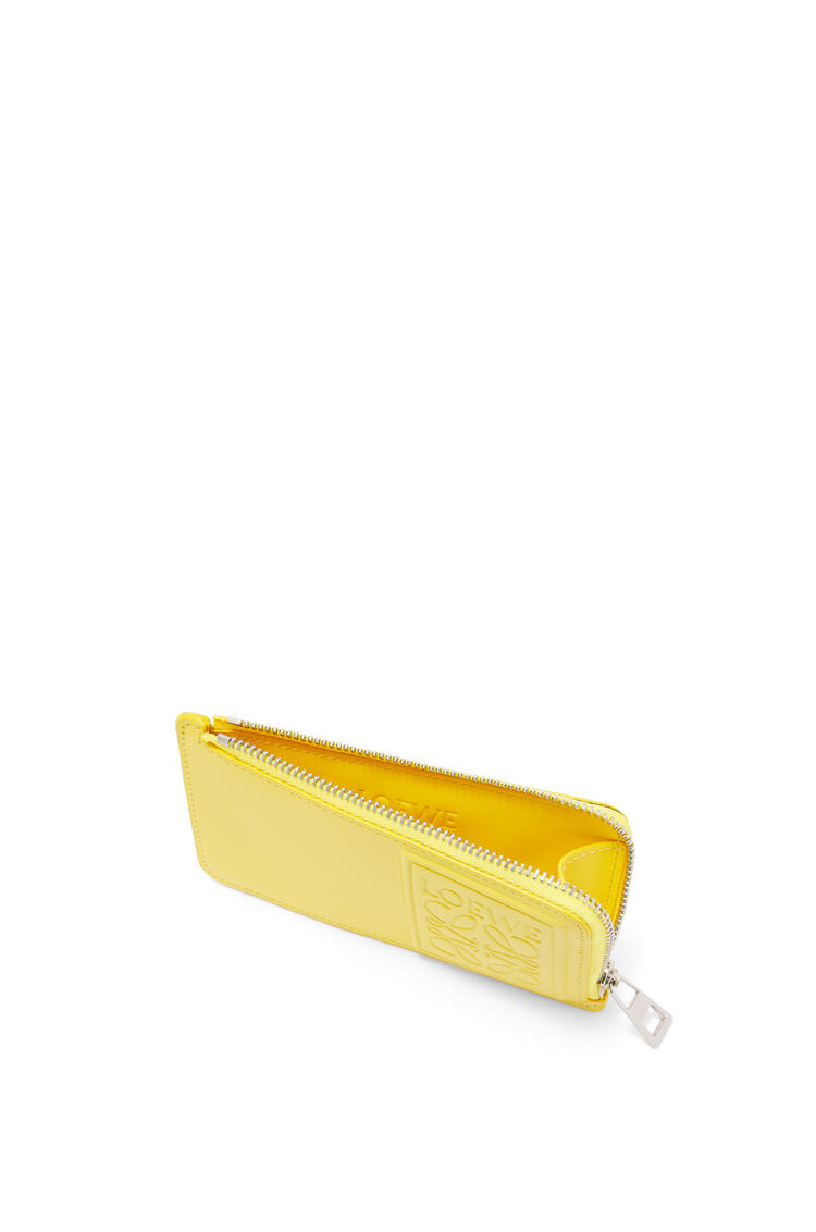 LOEWE Tarjetero-monedero en piel de ternera Amarillo