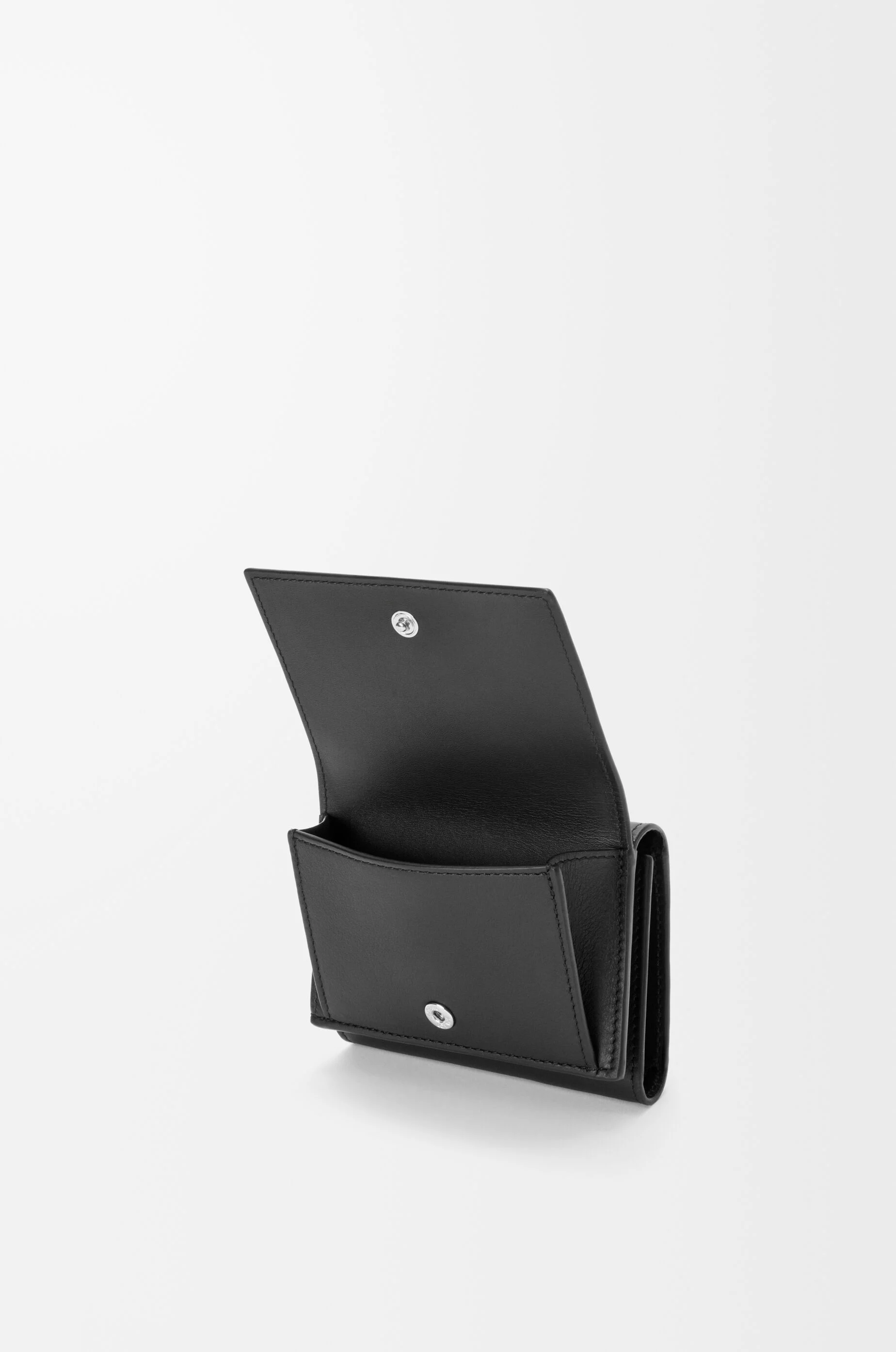 トライフォールド ウォレット（サテンカーフ） ブラック - LOEWE