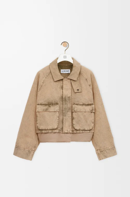 LOEWE Jacket in cotton Beige