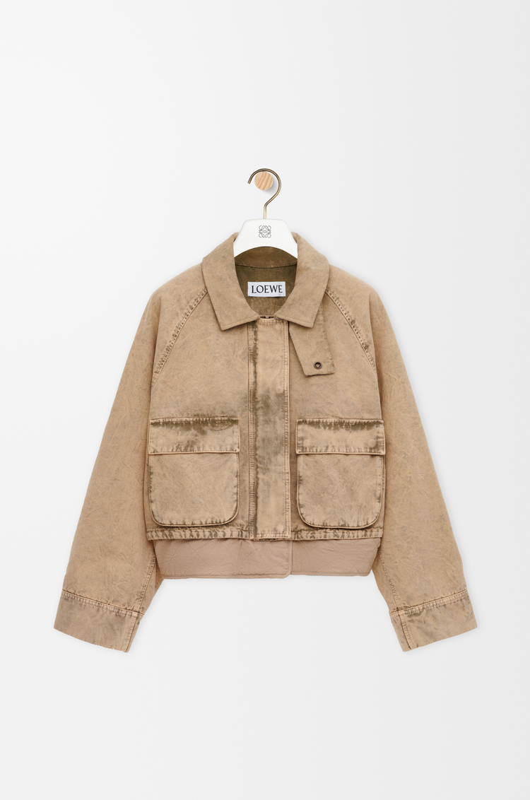LOEWE Jacket in cotton Beige