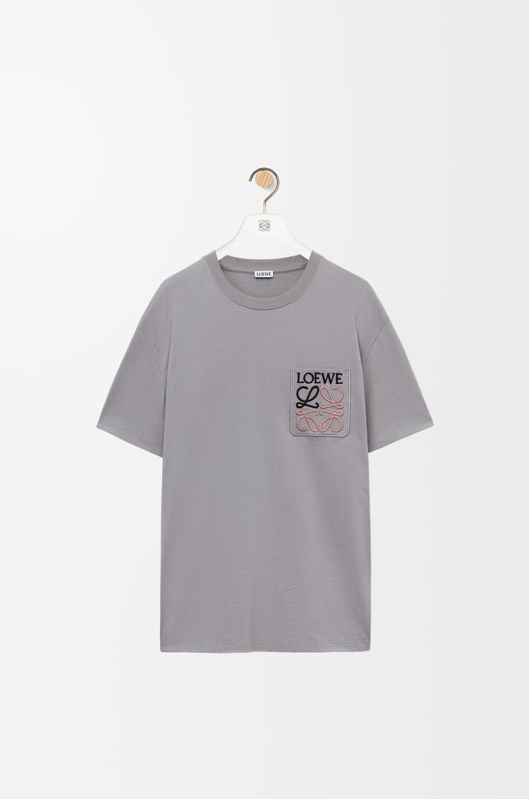 LOEWE Relaxed fit T-shirt in cotton Medium Grey