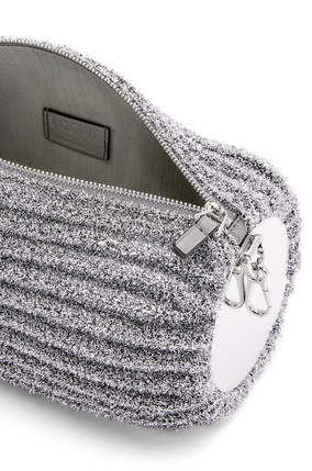 LOEWE Bracelet pouch in textile Silver