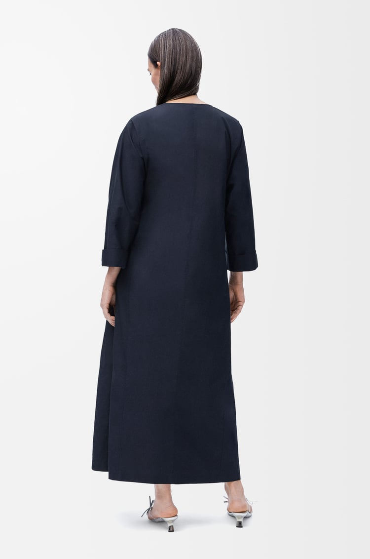 LOEWE Dress in cotton Dark Blue