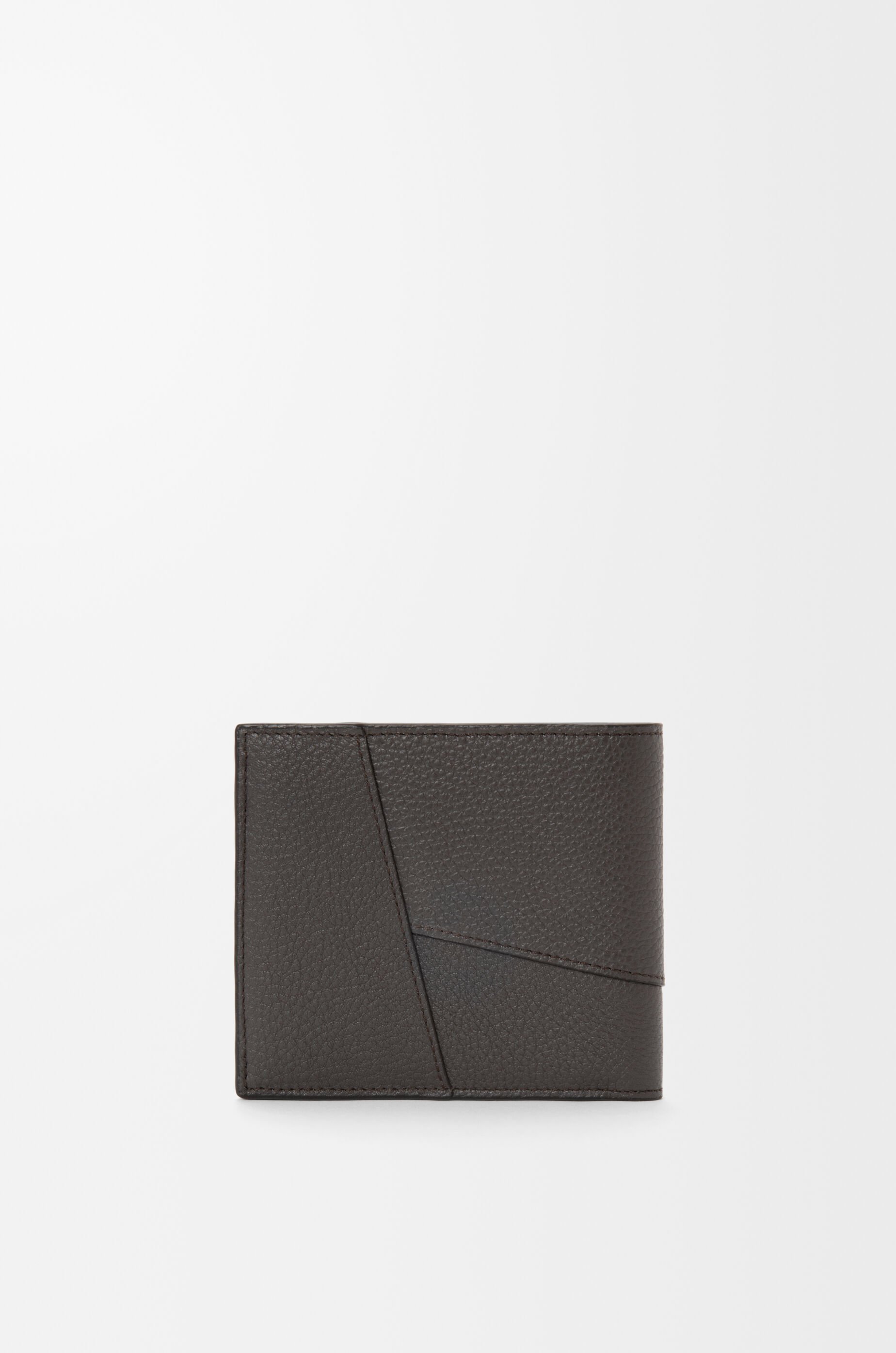 値下げ:LOEWE パズルバイフォールドウォレット　ダークグレー パズル バイフォールド ウォレット（サプルグレインカーフ） グレー