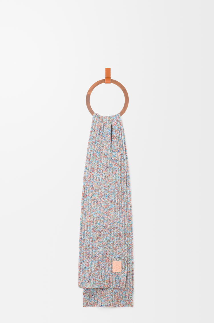 LOEWE Bufanda en mezcla de lana y cashmere Multicolor
