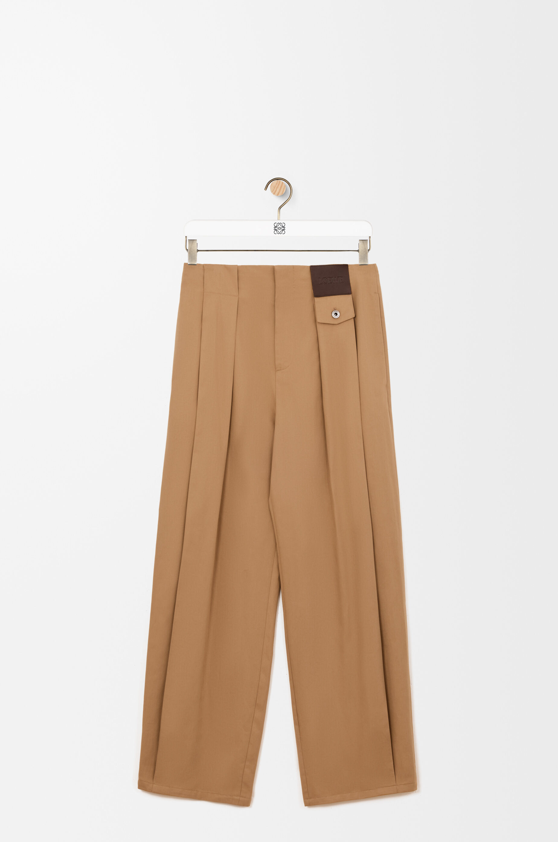 Trousers in cotton Brown - LOEWE USA Official Website
