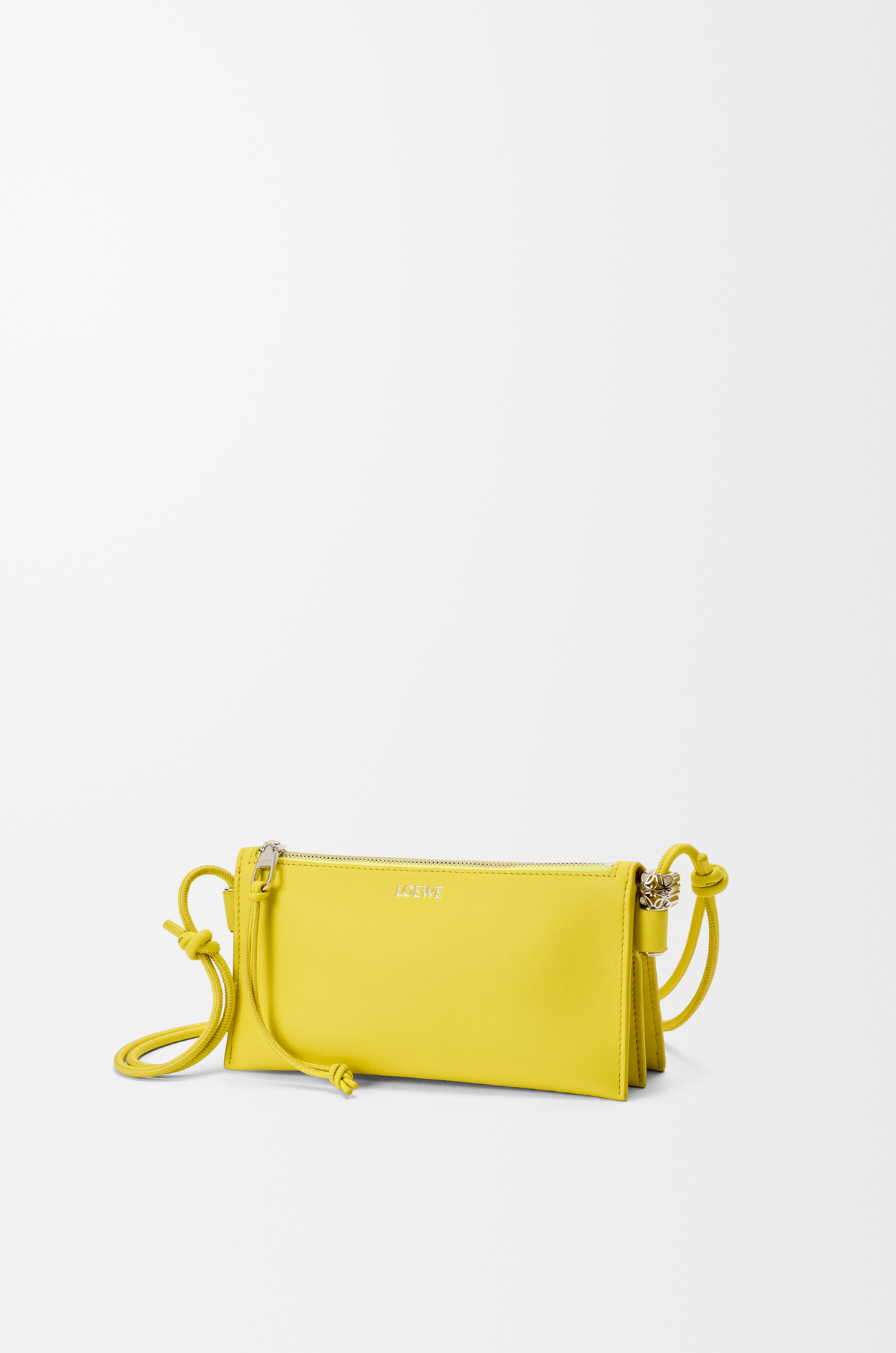 LOEWE Joya pouch in nappa calfskin Lemon