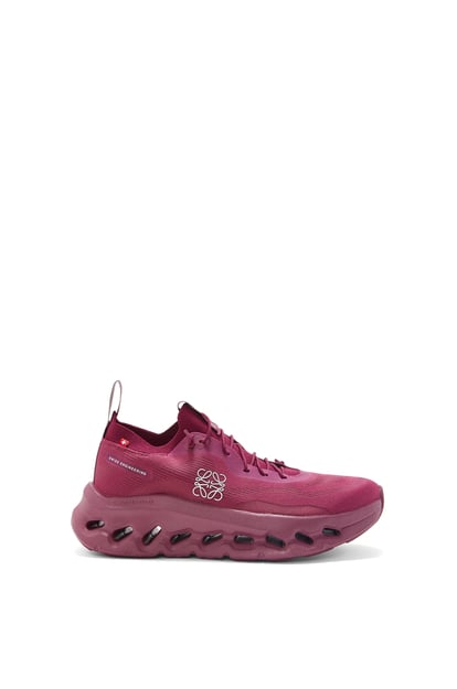 LOEWE Cloudtilt sneaker in polyester 甜菜根紅