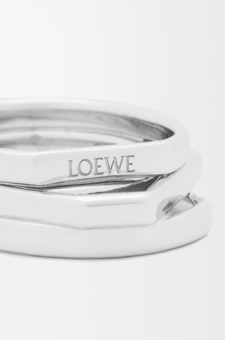 LOEWE Stacked ring in sterling silver  Silver