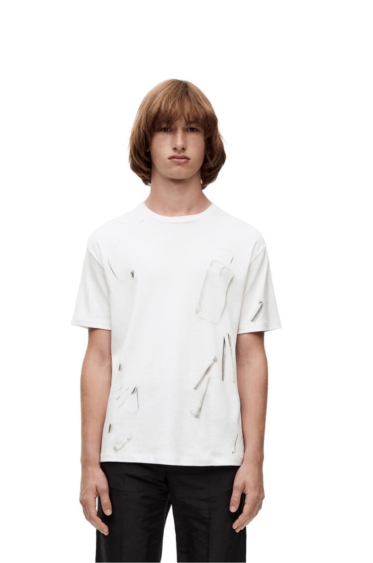 LOEWE Camiseta en algodón con objetos Blanco