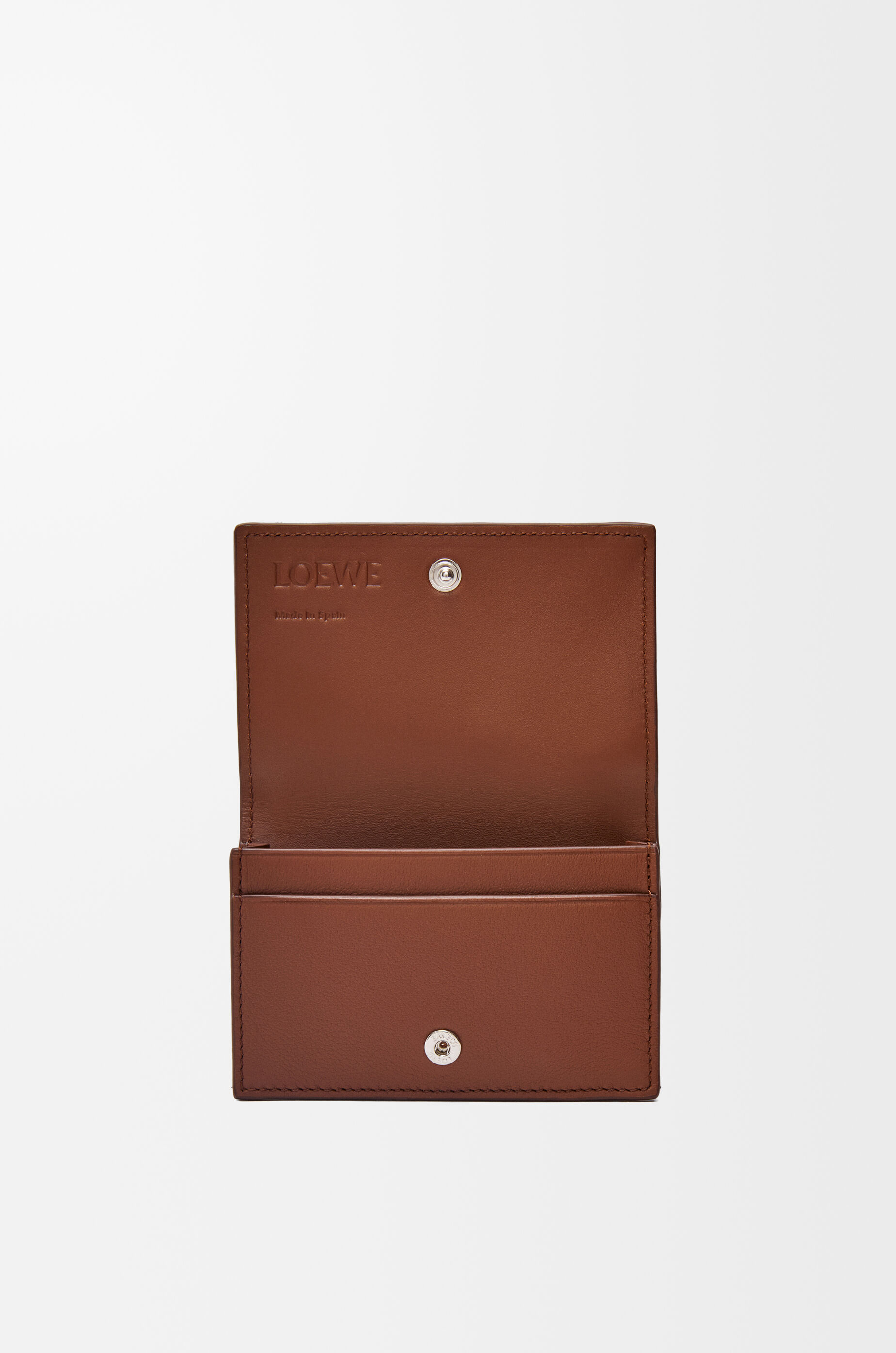 Puzzle business cardholder in classic calfskin Brownie - LOEWE Puzzle business cardholder in classic calfskin Brownie - LOEWE