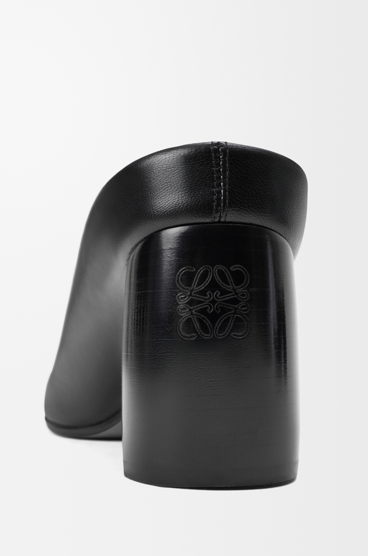 LOEWE オーバル ミュール（ラム） ブラック